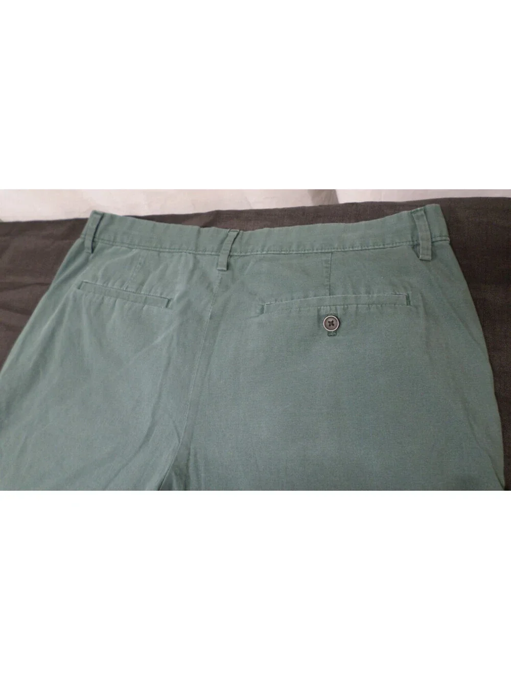 DESINGER BANANA REPUBLIC AIDEN SHORT COTTON BLEND CASUAL WORK GREEN SHORTS 34